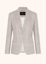 BLAZER PRINCIPE DI GALLES IN CASHMERE BLEND