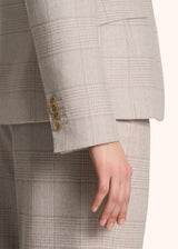 BLAZER PRINCIPE DI GALLES IN CASHMERE BLEND