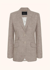 BLAZER PRINCIPE DI GALLES IN LANA BLEND