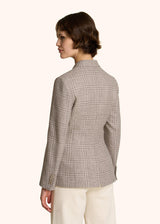 BLAZER PRINCIPE DI GALLES IN LANA BLEND