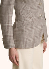 BLAZER PRINCIPE DI GALLES IN LANA BLEND