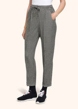 pantaloni Kiton donna, in lana vergine nero 2