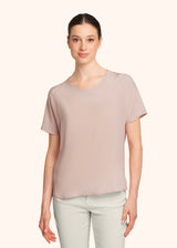 T-Shirt rosa cipria Kiton da donna, in seta 2