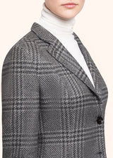 giacca Kiton donna, in seta grigio 4