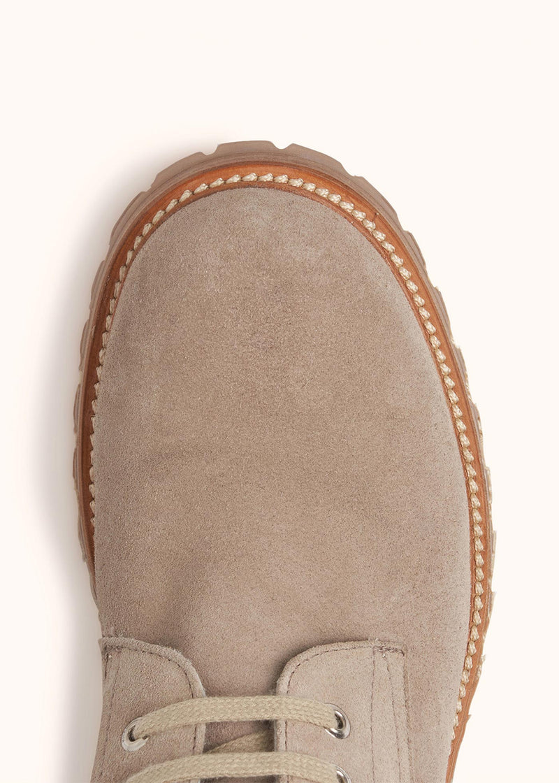 scarpa alta Kiton donna, in calfskin beige 4