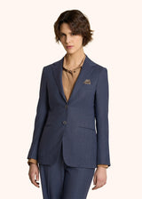 BLAZER MONOPETTO IN LANA E CASHMERE