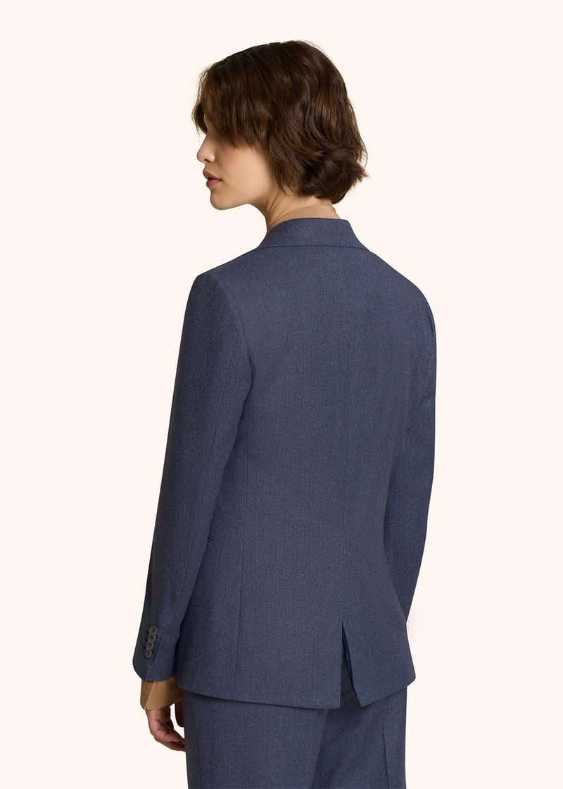 BLAZER MONOPETTO IN LANA E CASHMERE