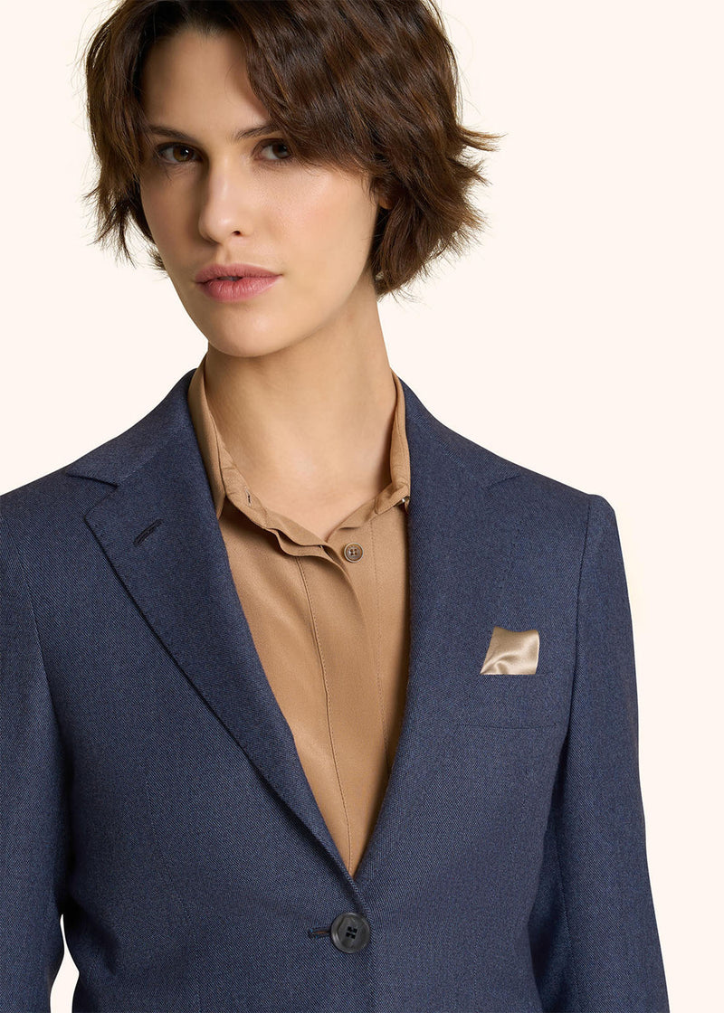 BLAZER MONOPETTO IN LANA E CASHMERE