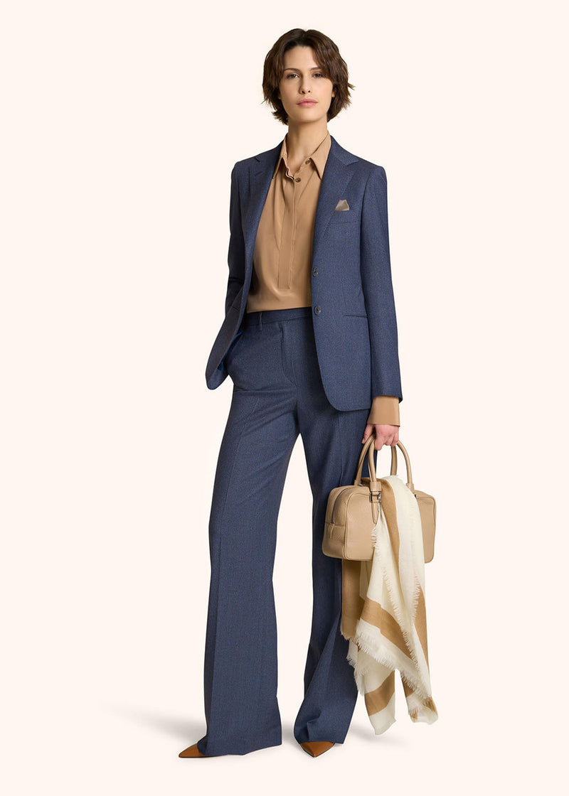 BLAZER MONOPETTO IN LANA E CASHMERE