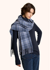 SCIARPA A QUADRI IN CASHMERE