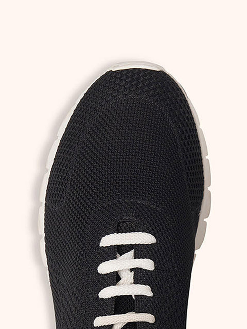 Scarpa Sneakers nero Kiton da donna, in cotone 4