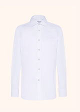 camicia Kiton uomo, in cotone bianco 1