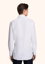 camicia Kiton uomo, in cotone bianco 3