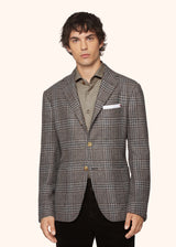 BLAZER PRINCIPE DI GALLES IN CASHMERE BLEND