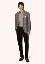 BLAZER PRINCIPE DI GALLES IN CASHMERE BLEND