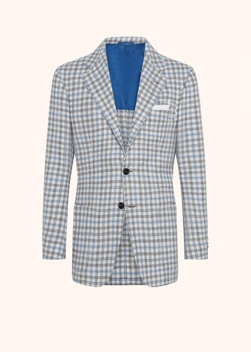 BLAZER PRINCIPE DI GALLES IN CASHMERE BLEND