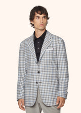 BLAZER PRINCIPE DI GALLES IN CASHMERE BLEND