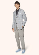 BLAZER PRINCIPE DI GALLES IN CASHMERE BLEND