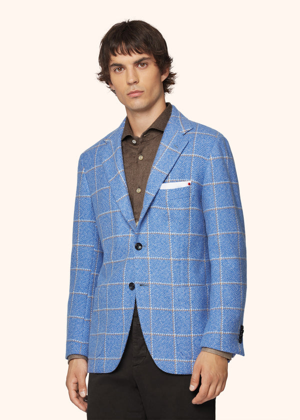 BLAZER IN CASHMERE A QUADRI