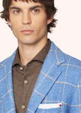 BLAZER IN CASHMERE A QUADRI