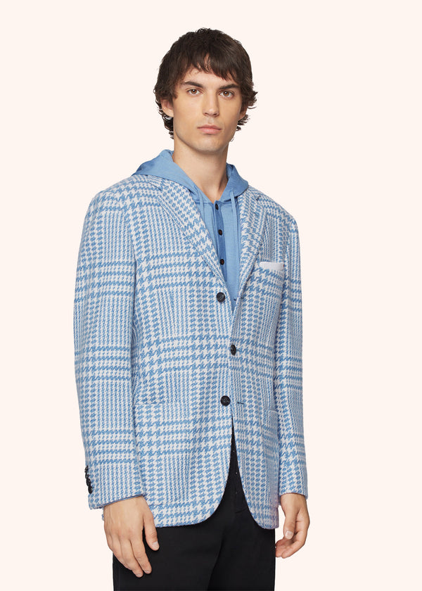 BLAZER PRINCIPE DI GALLES IN CASHMERE