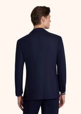 giacca Kiton uomo, in lana vergine blu 3