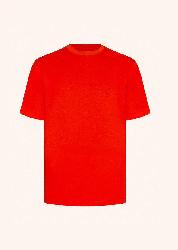 Milano - T-Shirt arancione Kiton da uomo, in cotone 1