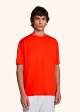 Milano - T-Shirt arancione Kiton da uomo, in cotone 2