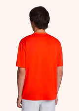 Milano - T-Shirt arancione Kiton da uomo, in cotone 3