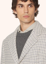 CAPPOTTO PIED DE POULE IN CASHMERE BLEND