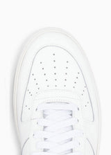 scarpa sneakers Knt uomo, in calfskin bianco 4