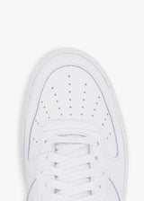 scarpa sneakers Knt uomo, in calfskin bianco/nero 4