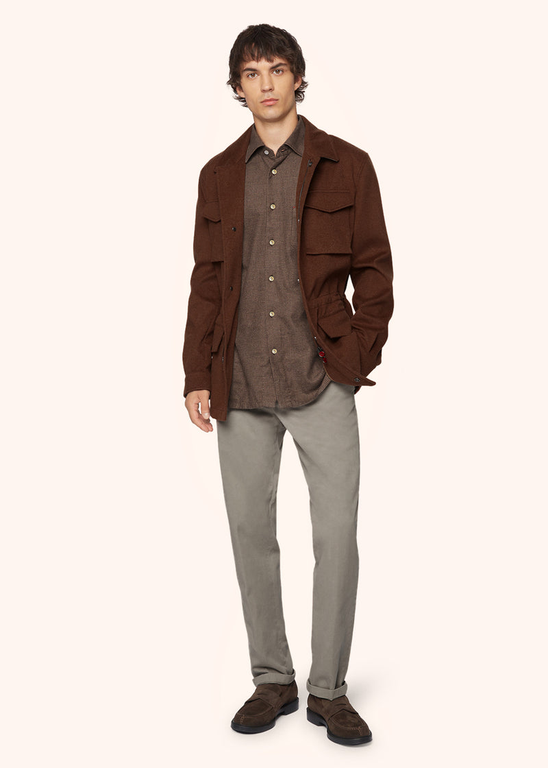 GIACCA UTILITY IN CASHMERE BEAVER