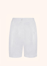 Pantaloni bianco Kiton da donna, in lino 1