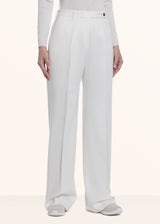 Pantaloni bianco Kiton da donna, in cashmere 2