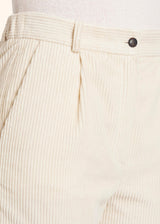 pantaloni Kiton donna, in cotone bianco 4