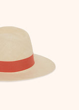 Cappello arancione Kiton da donna, in paglia 3