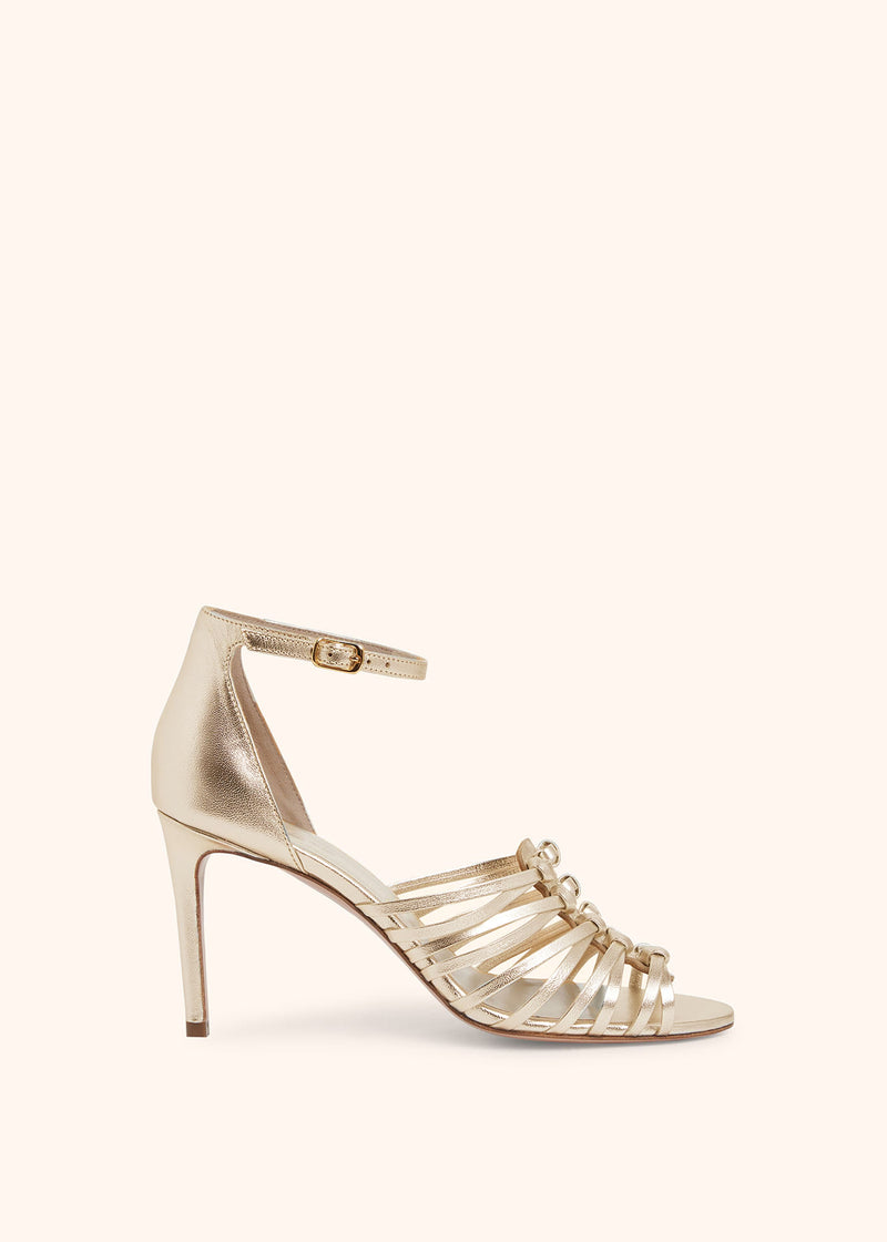 Sandalo oro Kiton da donna, in lambskin 1