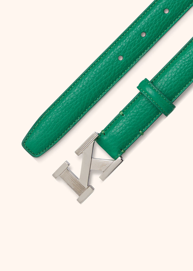 Cintura verde Kiton da donna, in deerskin 3