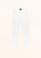 Pantaloni Jns bianco Kiton da donna, in cotone 1