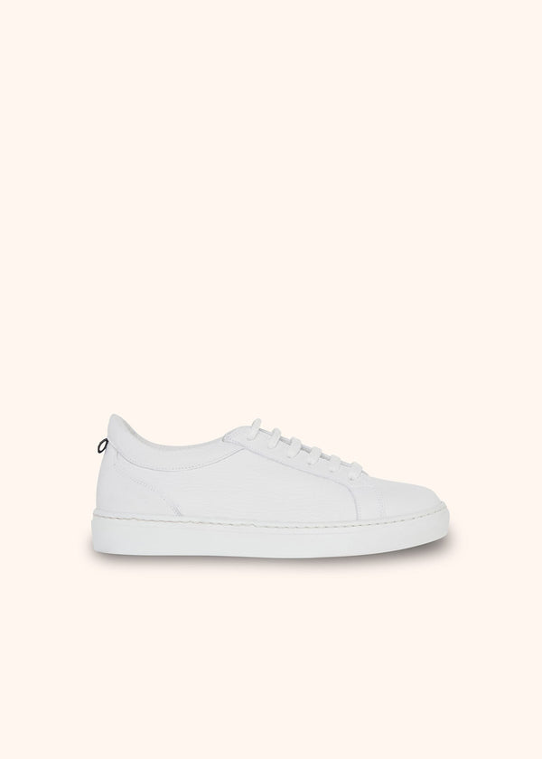 Scarpa Sneakers bianco Kiton da donna, in deerskin 1