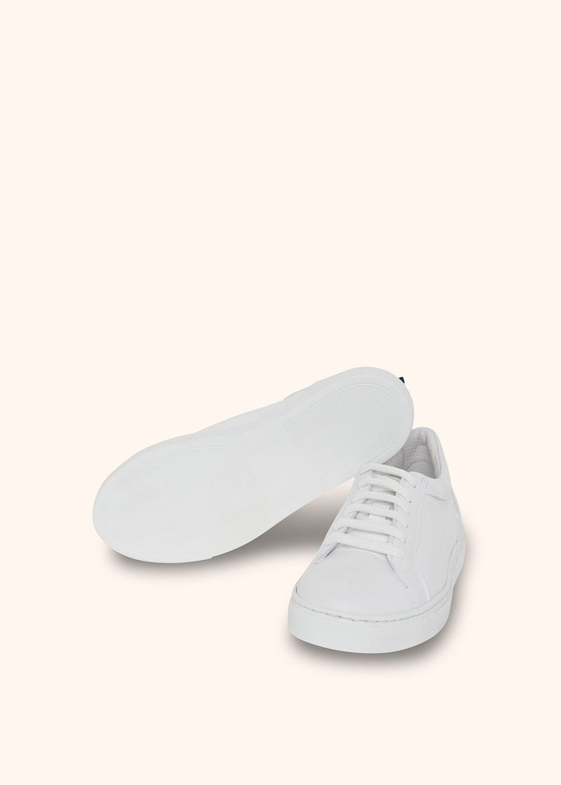 Scarpa Sneakers bianco Kiton da donna, in deerskin 3