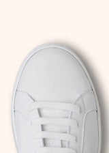 Scarpa Sneakers bianco Kiton da donna, in deerskin 4