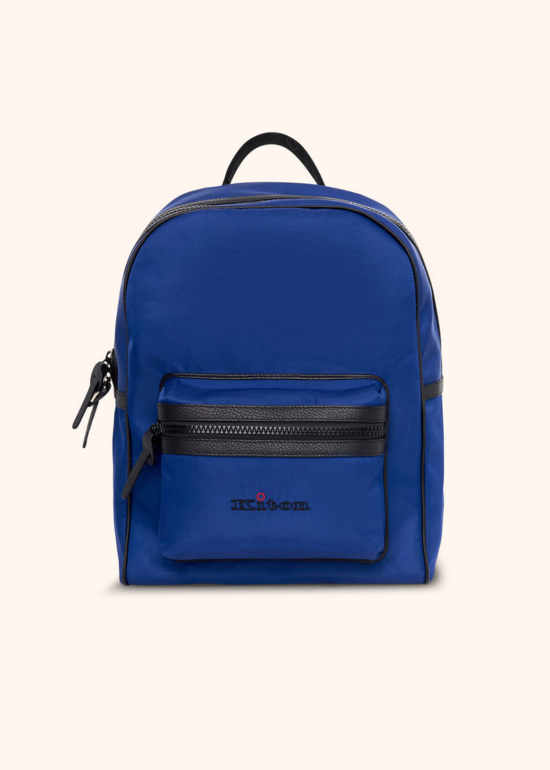 Borsa blu Kiton da uomo, in poliammide/nylon 1