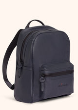 Borsa blu Kiton da uomo, in calfskin 3