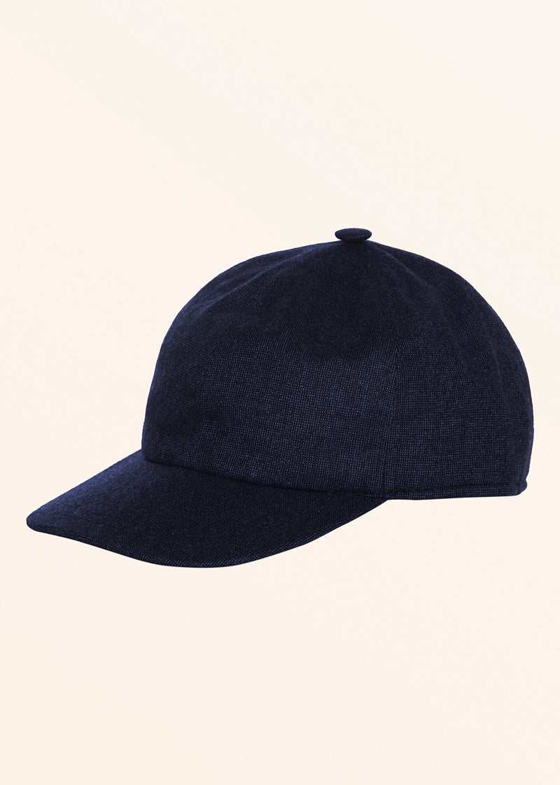 Cappello Forma Baseball Regolabile Kiton da uomo, in lana vergine 1