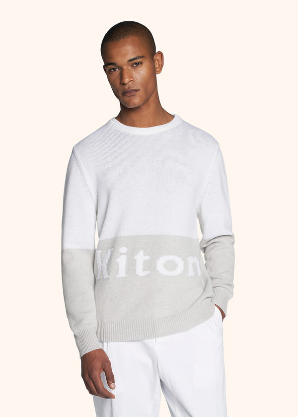 Maglia Girocollo Kiton da uomo, in cashmere 2