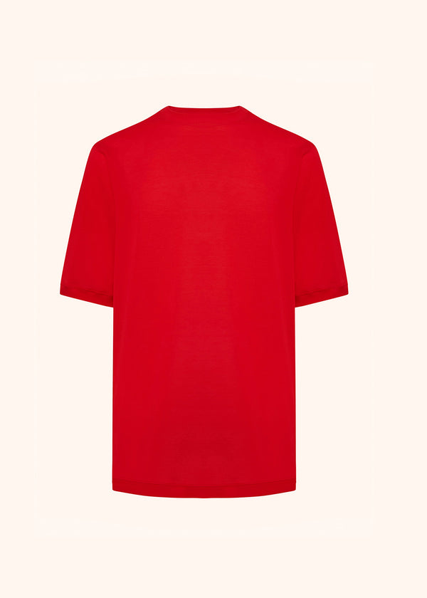 Mauro - T-Shirt rosso Kiton da uomo, in cotone 1