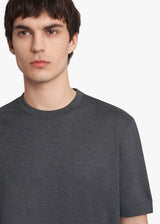T-Shirt grigio scuro KNT, in cotone 4