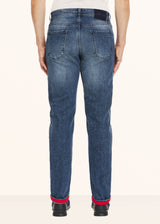 Pantaloni blu Kiton da uomo, in cotone 3